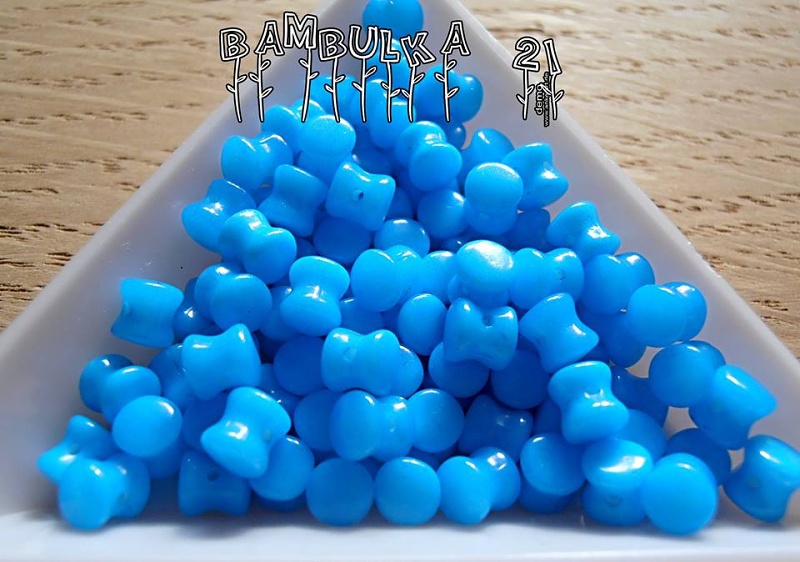 Diabolo - modro tyrkysové - balení 30ks